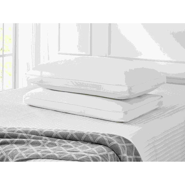 Blue Ridge Side-Sleeper White Goose Feather & Down Fiber Pillows, Jumbo, PK2 CN229201K - main